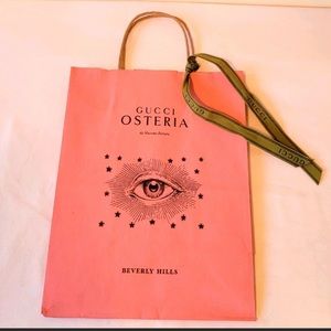 Gucci Osteria Paper Shopping Bag - RARE
